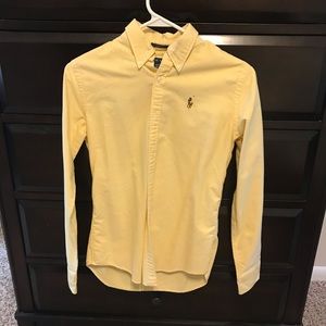 Polo Ralph Lauren slim fit oxford shirt - yellow